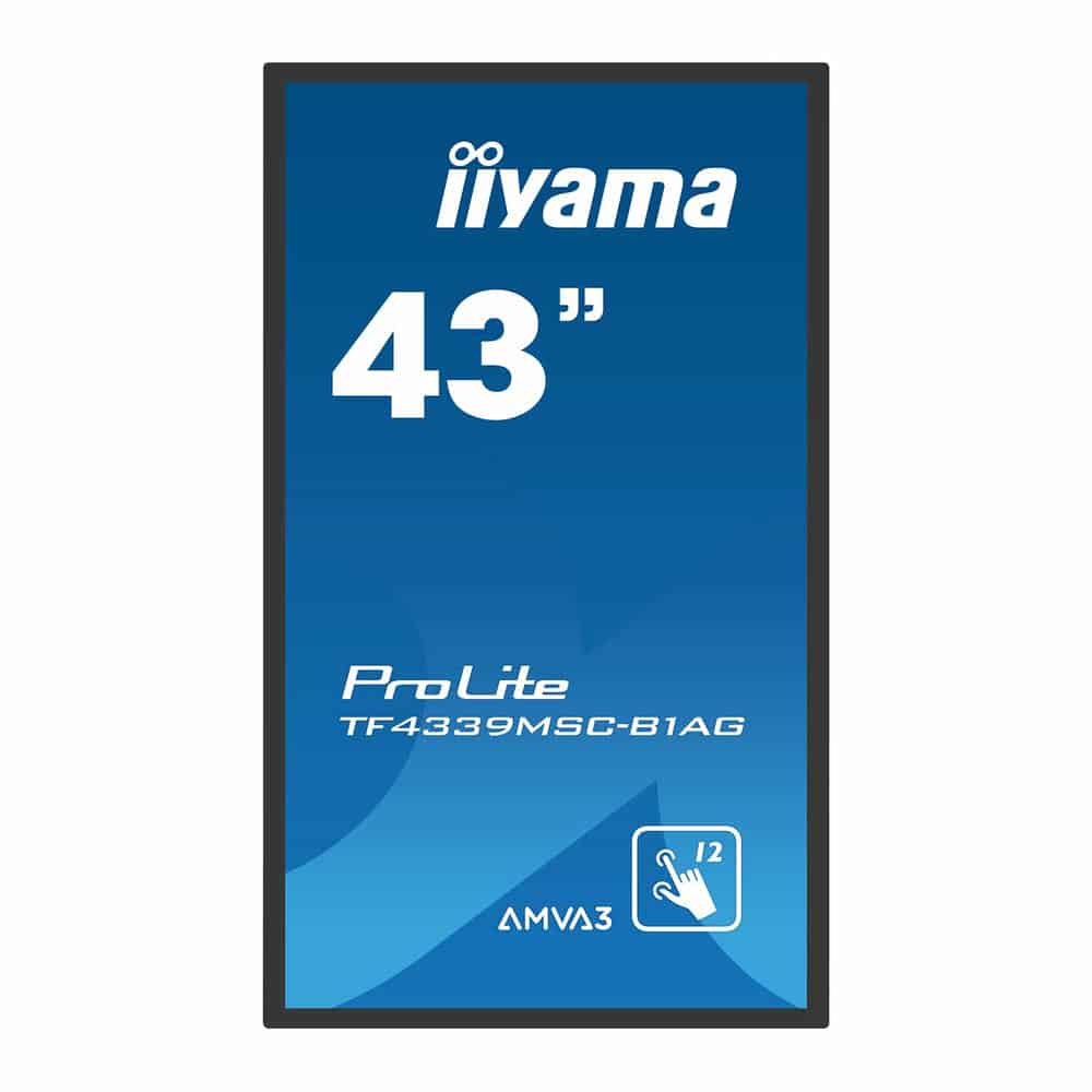 (image for) iiyama 43" TF4339MSC-B1AG Open Frame PCAP Interactive Display
